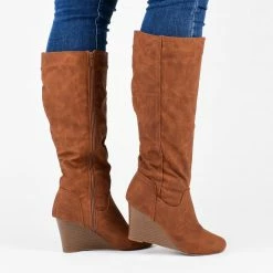 Journee Collection Boots LANGLY WIDE CALF