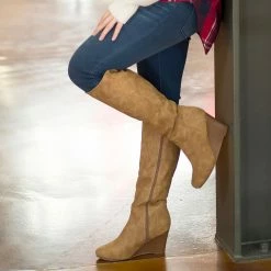 Journee Collection Boots LANGLY MEDIUM CALF