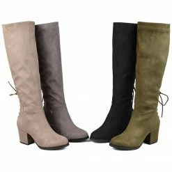 Journee Collection Boots LEEDA WIDE CALF
