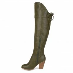 Journee Collection SPRITZ LEATHER MEDIUM CALF Boots
