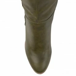 Journee Collection SPRITZ LEATHER MEDIUM CALF Boots