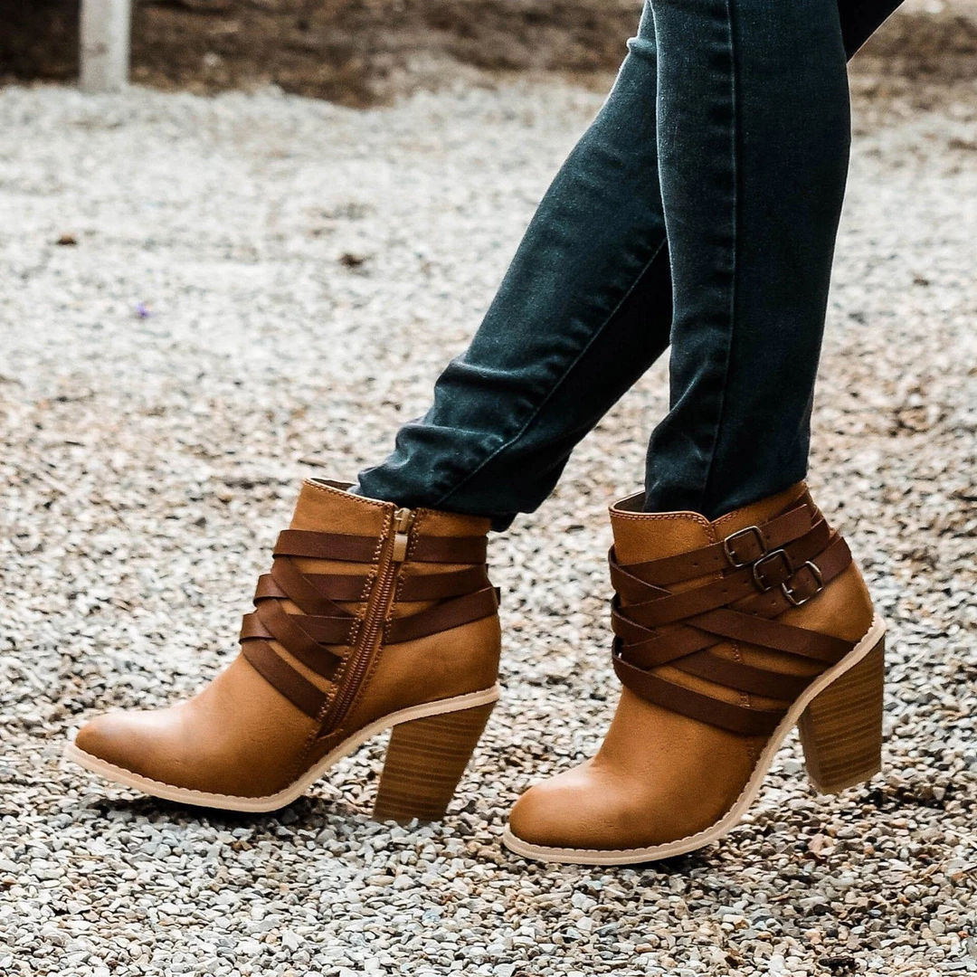 Cheapest 🔔 Journee Collection Booties STRAP STANDARD WIDTH 😀 2 Journee Collection Booties STRAP STANDARD WIDTH