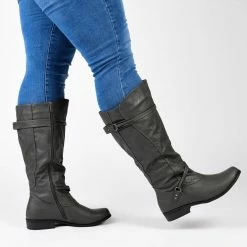 Journee Collection Boots HARLEY EXTRA WIDE CALF
