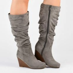 Journee Collection Boots HAZE WIDE CALF