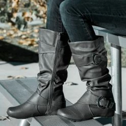 Journee Collection Boots PARIS MEDIUM CALF