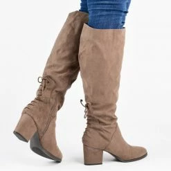 Journee Collection Boots LEEDA WIDE CALF