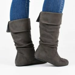 Journee Collection Boots SHELLEY WIDE CALF