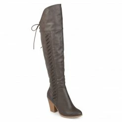 Journee Collection SPRITZ LEATHER MEDIUM CALF Boots