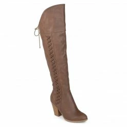 Journee Collection SPRITZ LEATHER MEDIUM CALF Boots