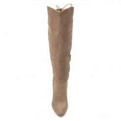 Journee Collection Boots SPRITZ SUEDE WIDE CALF