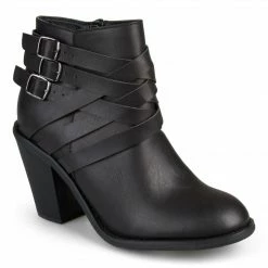 Budget 🔥 Journee Collection Booties STRAP WIDE WIDTH 👏 25 Journee Collection Booties STRAP WIDE WIDTH