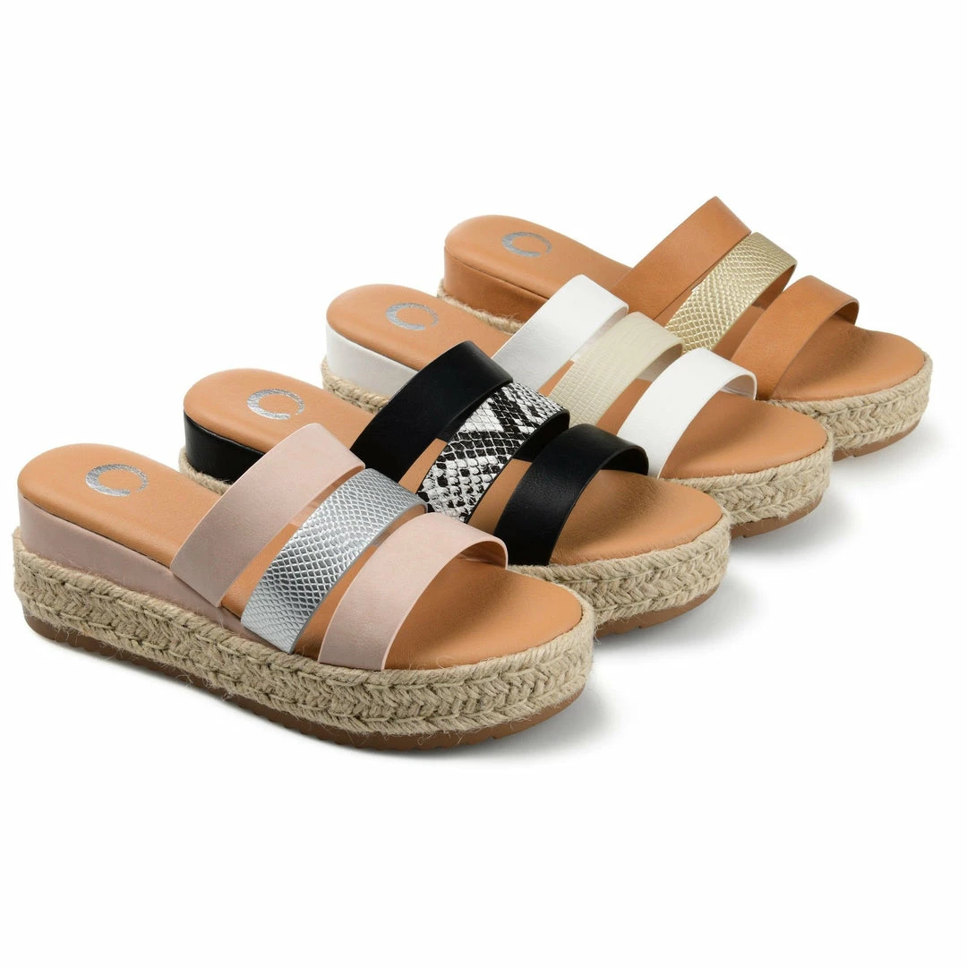 Best deal 😍 Journee Collection 🩴 Sandals WHITTY 👍 9 Journee Collection Sandals WHITTY
